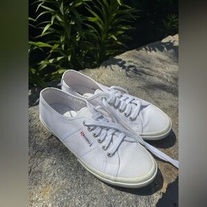 Superga Classic White Sneakers